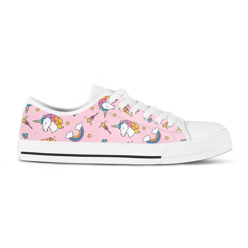 unicorn canvas shoes