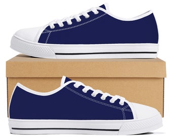 Colored Low Top Canvas Sneakers