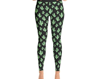 cactus workout leggings