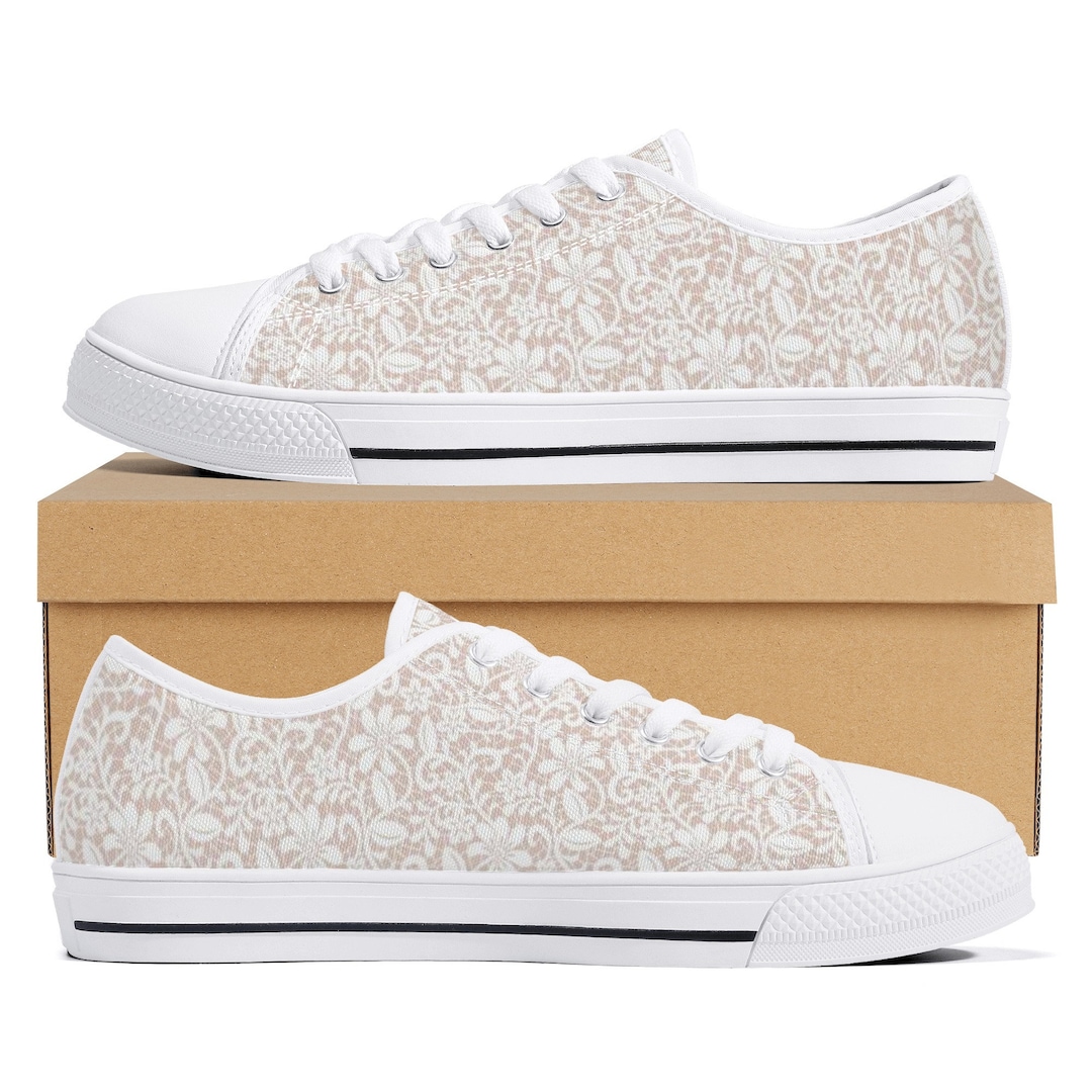 fancy white tennis shoes