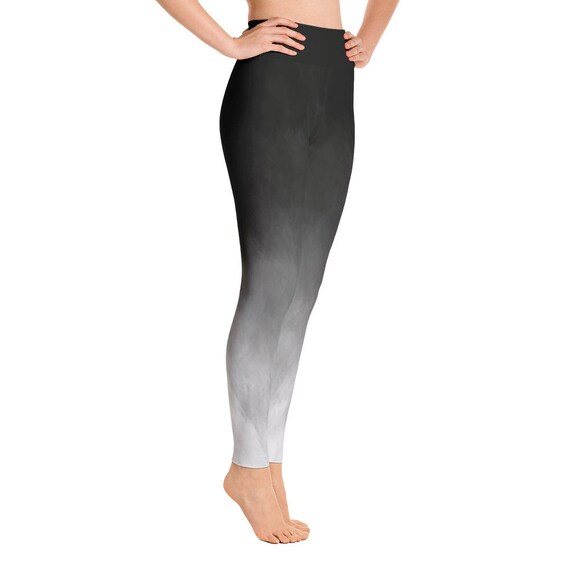Black Ombre Yoga Pants Yoga Leggings 