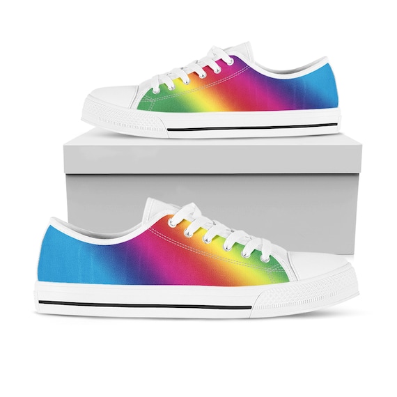 rainbow shoes wedding