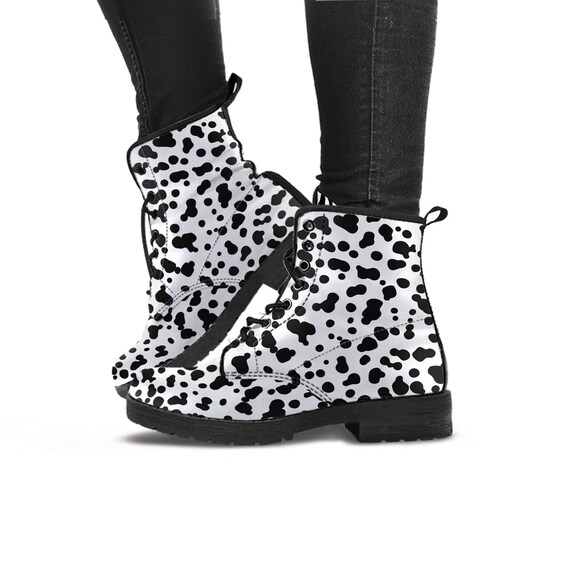 Dalmatian print boots Clearance