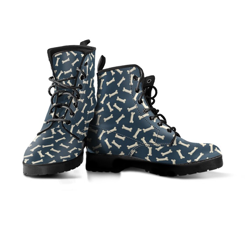 vegan leather combat boots