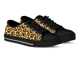 designer leopard print trainers