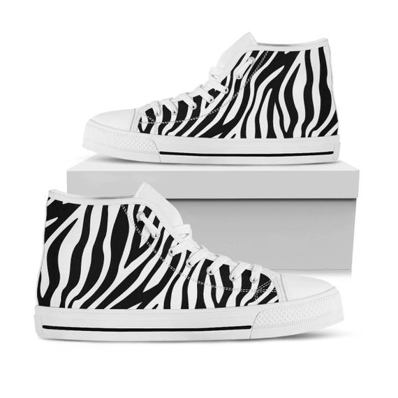 zebra high tops