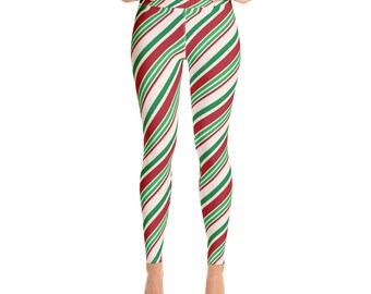Candy Cane Tights - Etsy