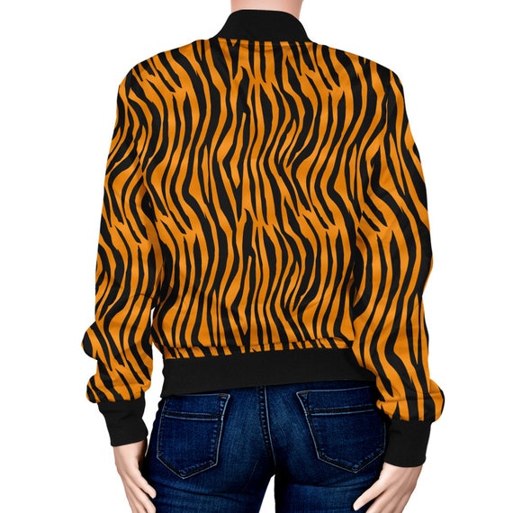 tiger print mens jacket