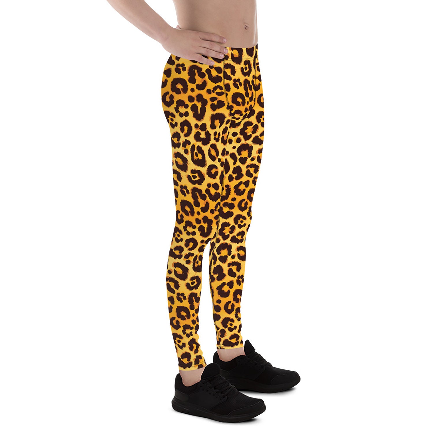 Leopard Print Mens Leggings - Etsy
