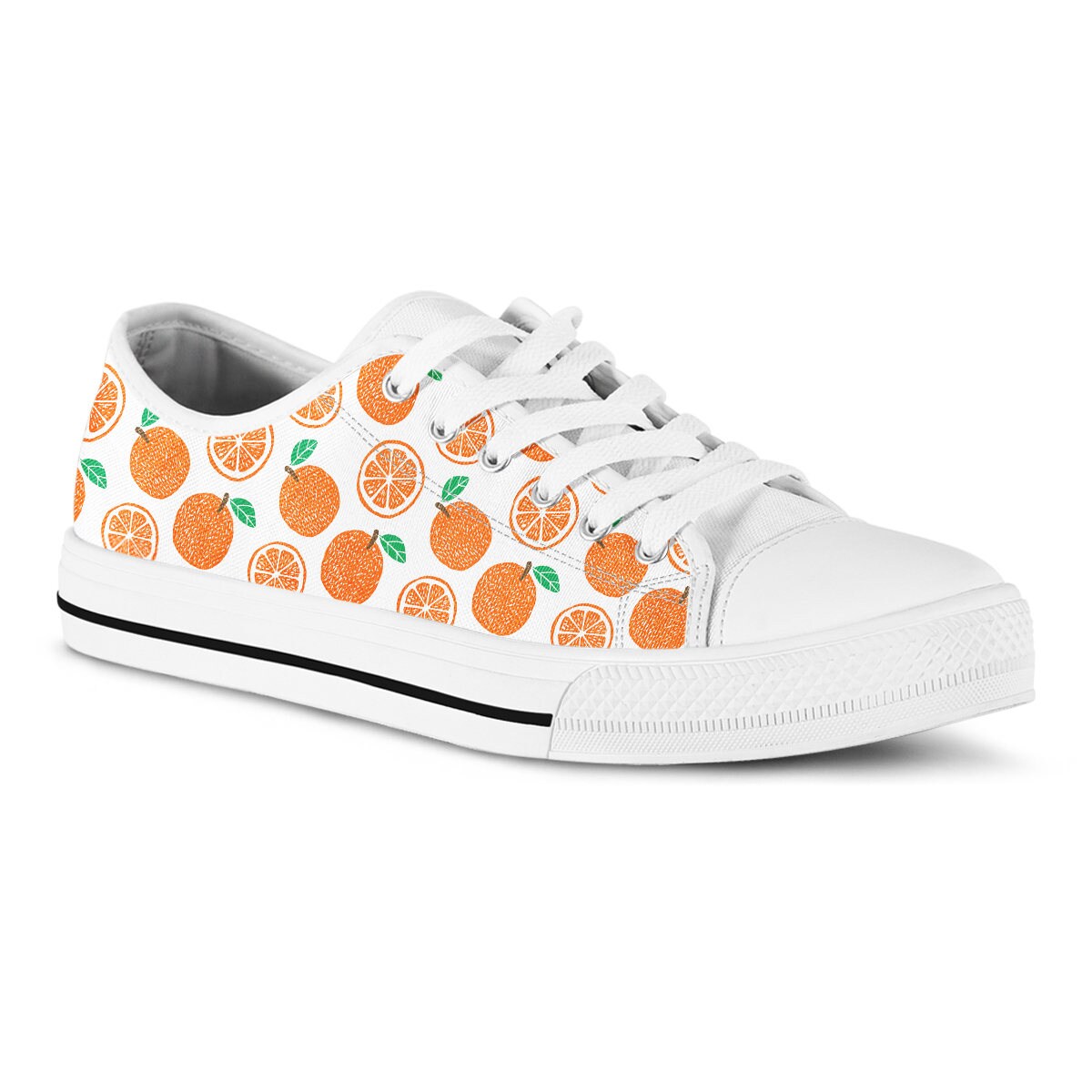 cute orange sneakers