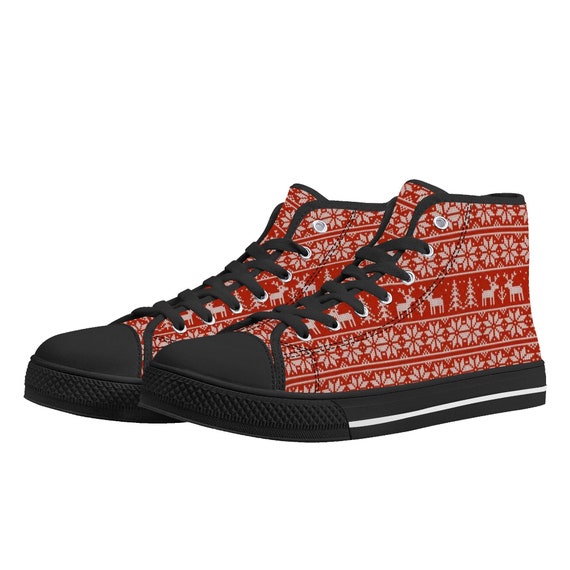 Zapatillas Ugly Christmas Sweater con estampado Etsy Espa a