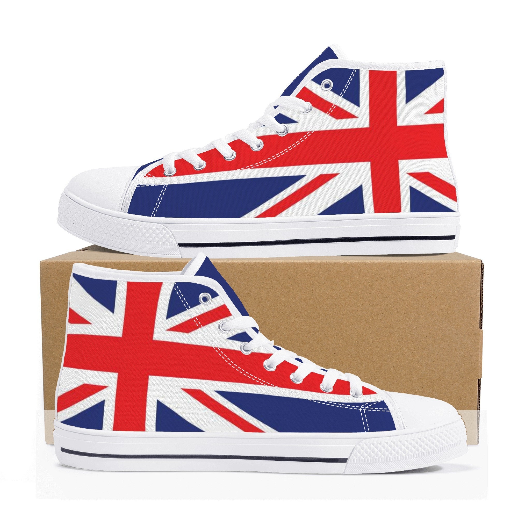 Introducir 109+ imagen british flag shoes
