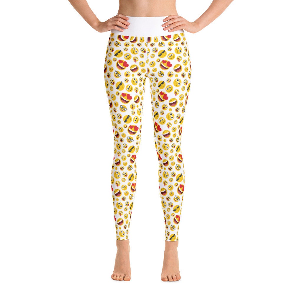 Emoji Workout Leggings | Etsy