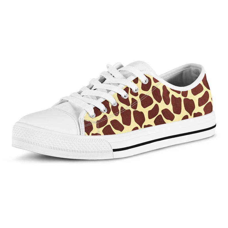 Custom Sneakers Tennis Shoes Funky Animal Print Giraffe Print - Etsy