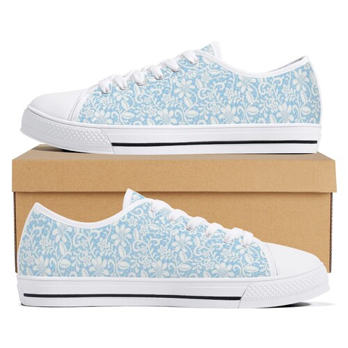 Blue wedding sneakers Clearance