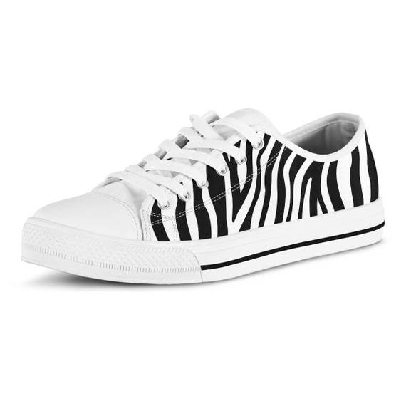 zebra print canvas shoes
