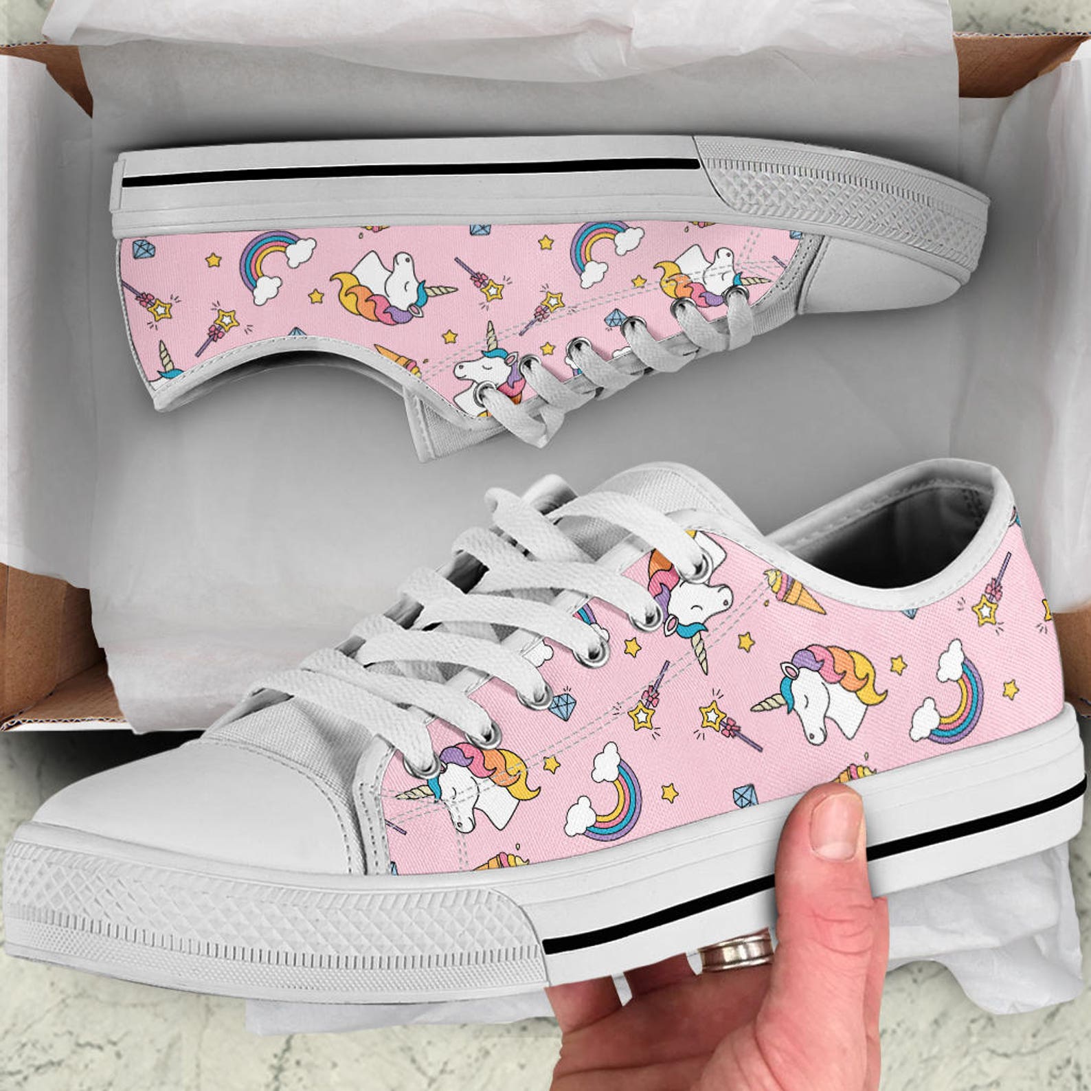 unicorn tennis shoes for girls