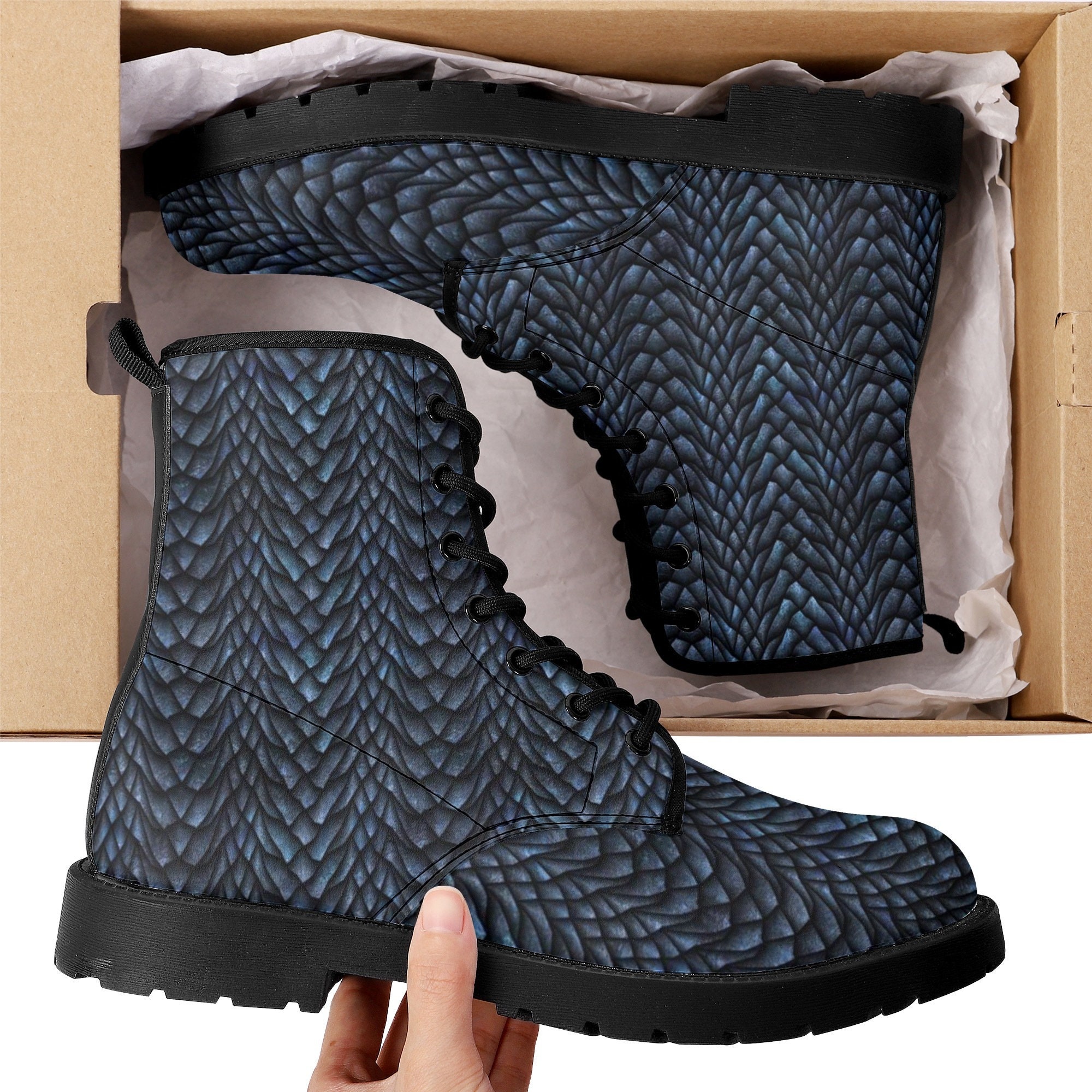 Dragon Skin Boots - Etsy
