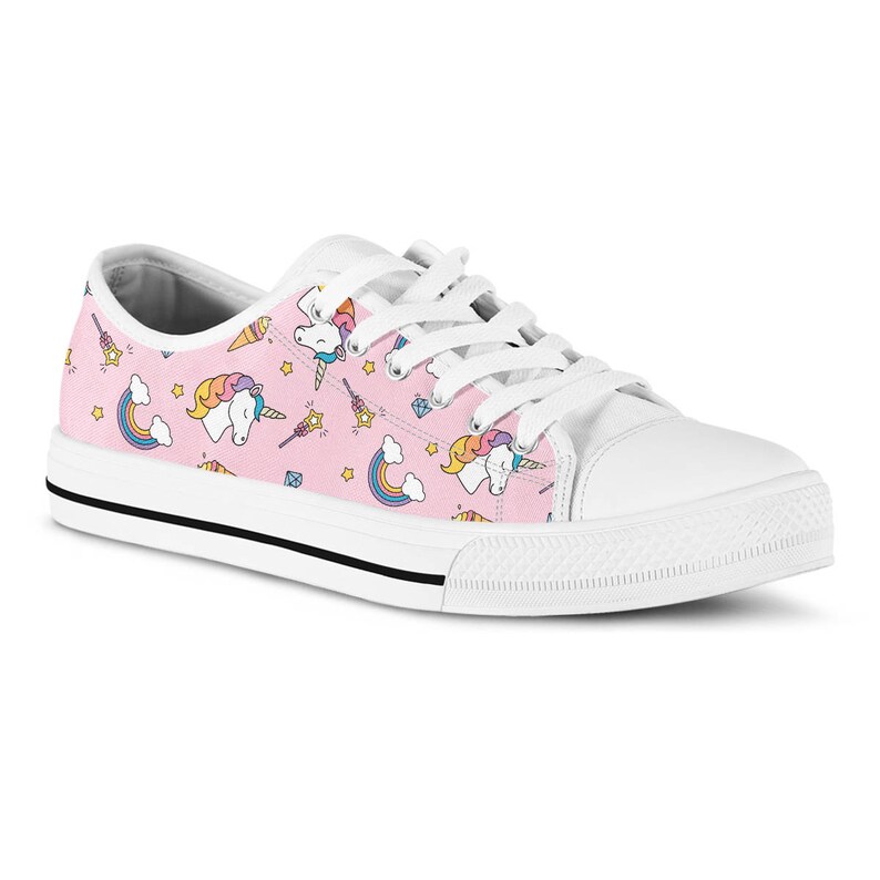 unicorn canvas shoes