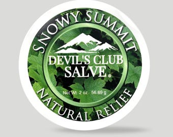 Devil's Club Salve: All-Natural Pain Relief, Herbal Remedy (2 oz)
