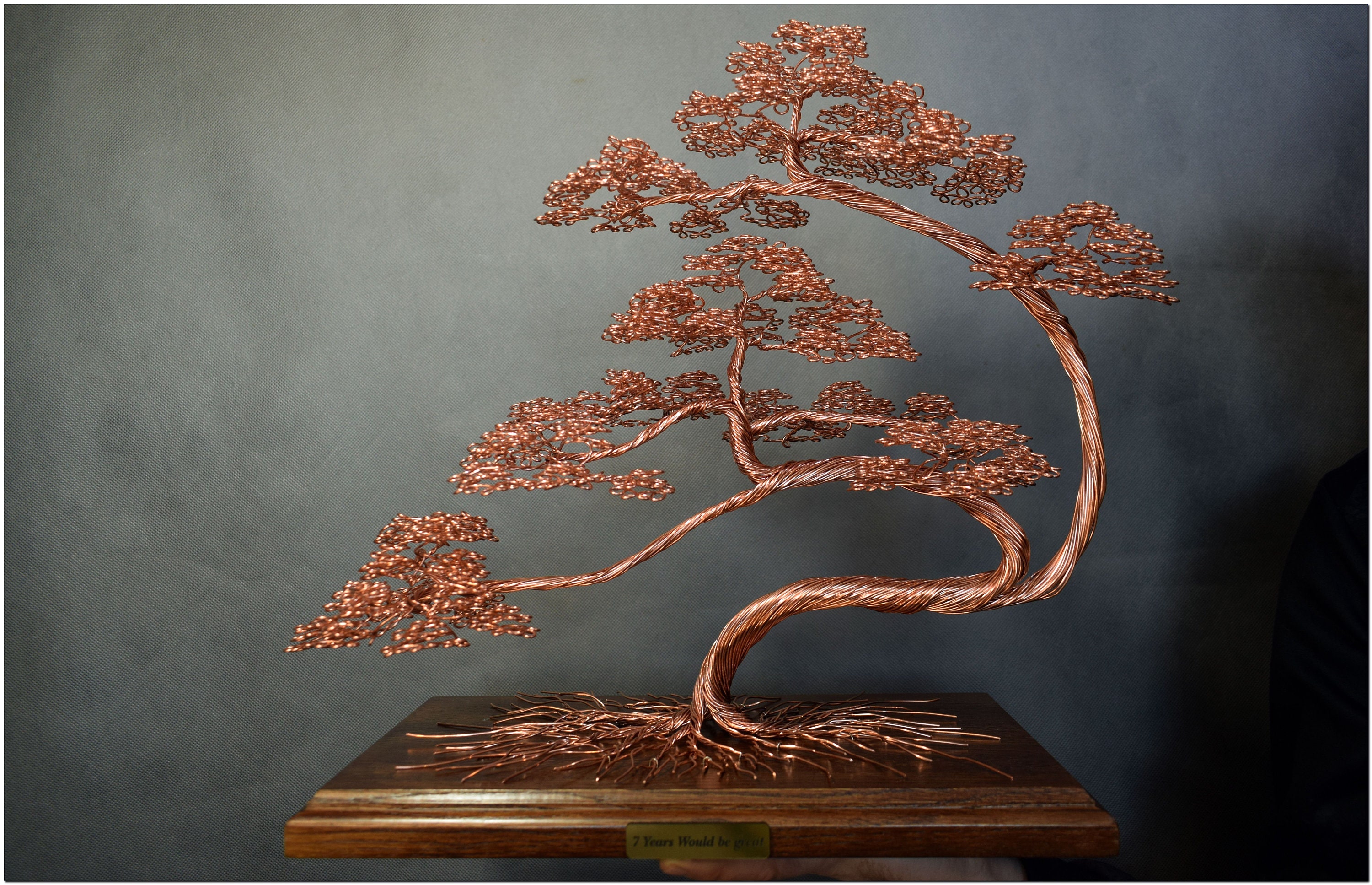 大きなワイヤー盆栽：彫刻された生命の樹、日本の禅の装飾 - Etsy 日本