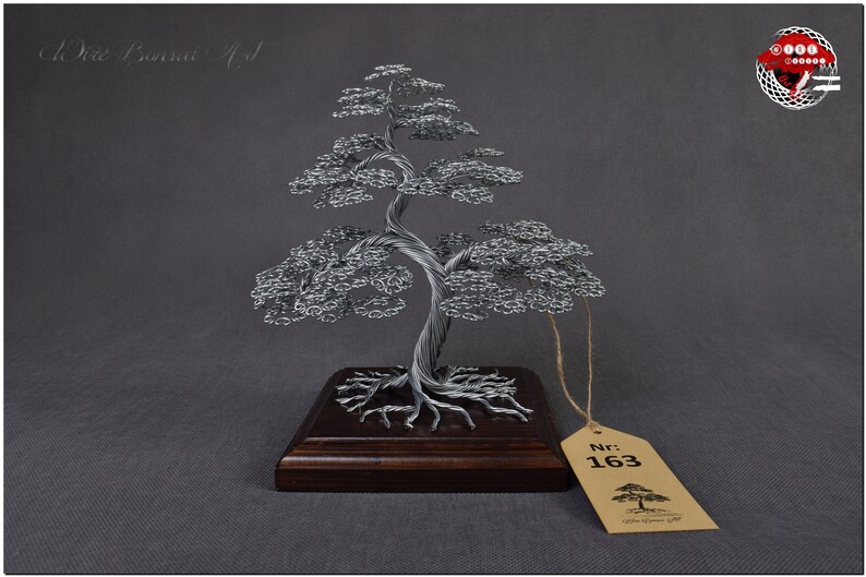 Beautiful wire bonsai tree for a gift Etsy