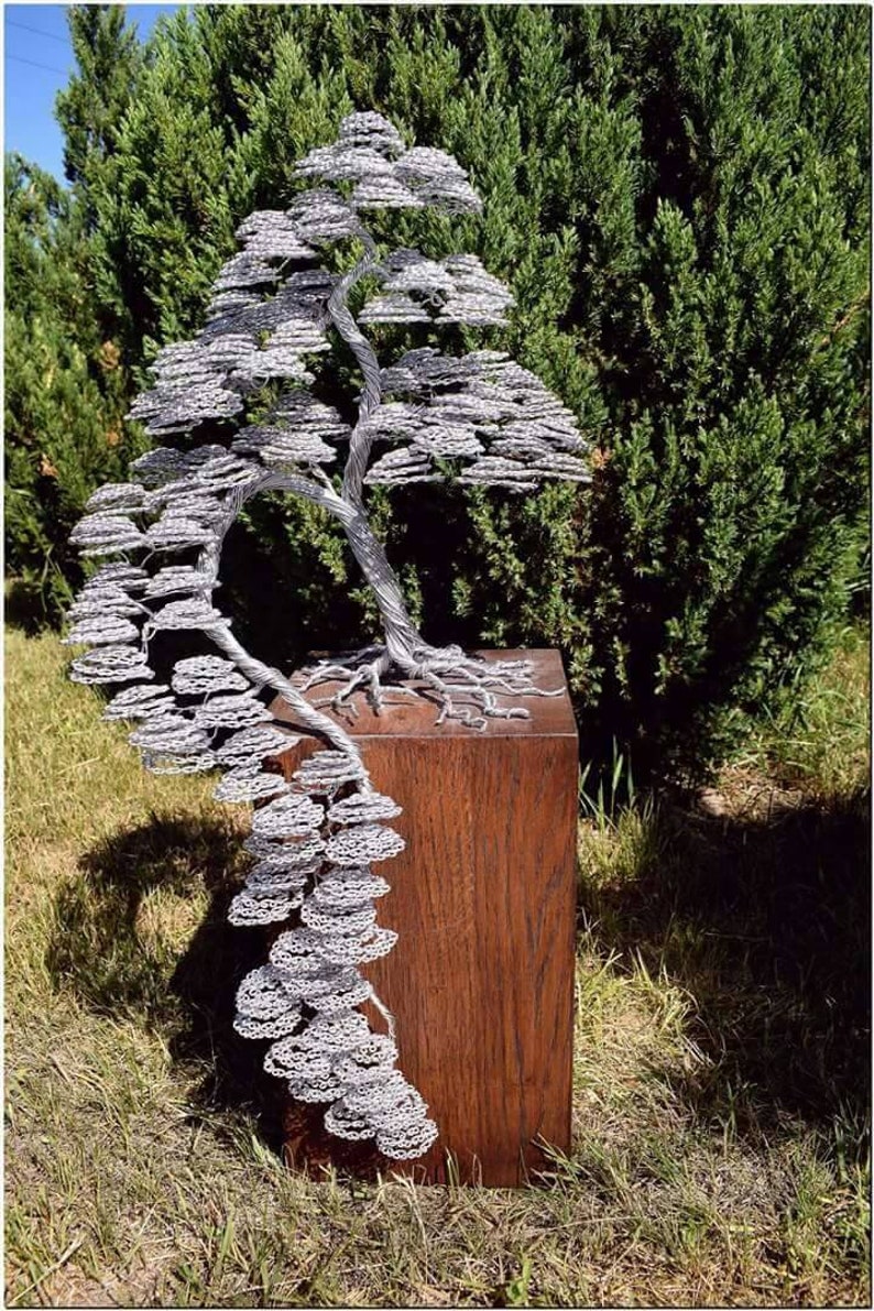 Wire Bonsai Tree original Home Decoration Etsy