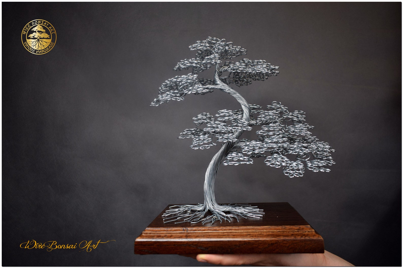Wire Bonsai Tree Original Decoration for the Living Room Etsy