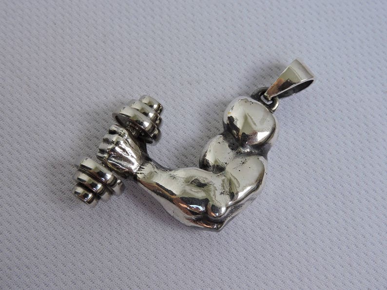 Bodybuilding Gift Bodybuilding Pendant Fitness Jewelry Etsy