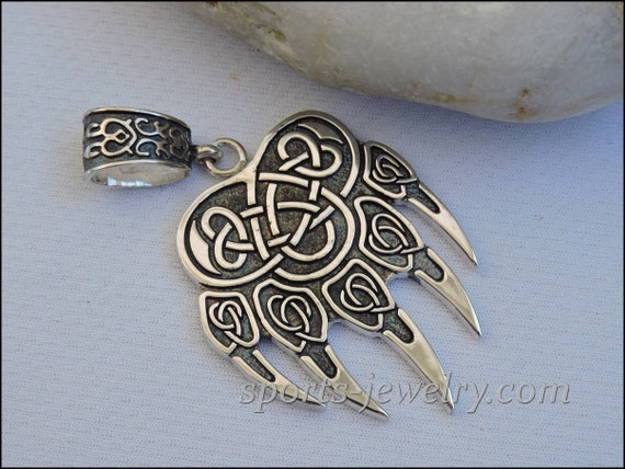 Wolf Paw Pendant - Sterling Silver Wolf Paw Pendant Wolf Paw Pendant - Sterling Silver Wolf Paw Pendant