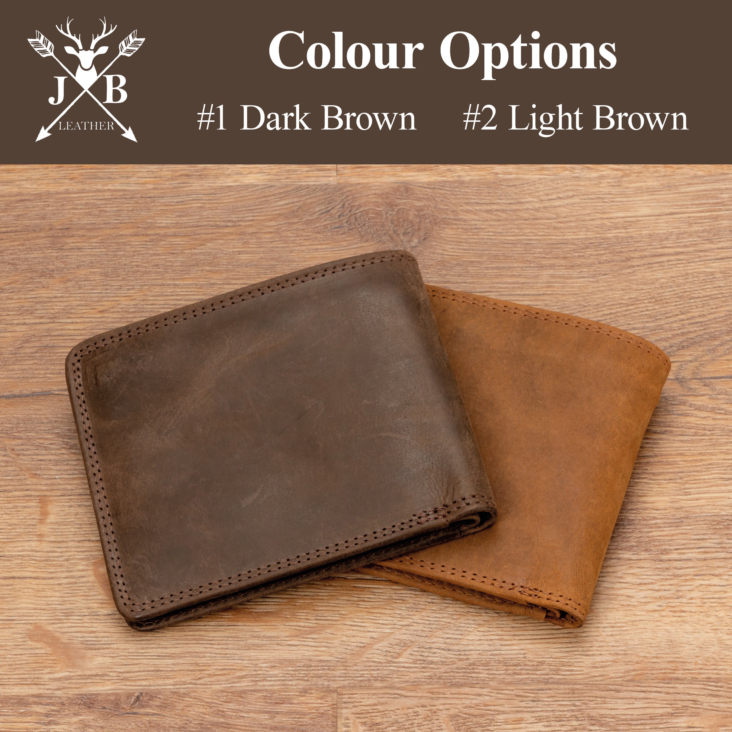 Men Distressed Premium Leather Long Size Light Brown Leather Wallet -  Leather Skin Shop