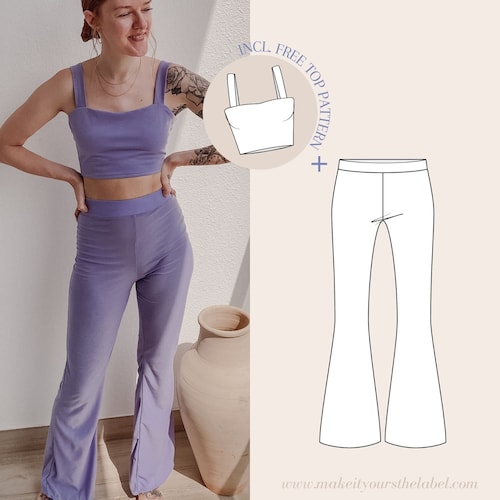 PDF Sewing Pattern Sarouel Yoga Pants 1 - Etsy UK