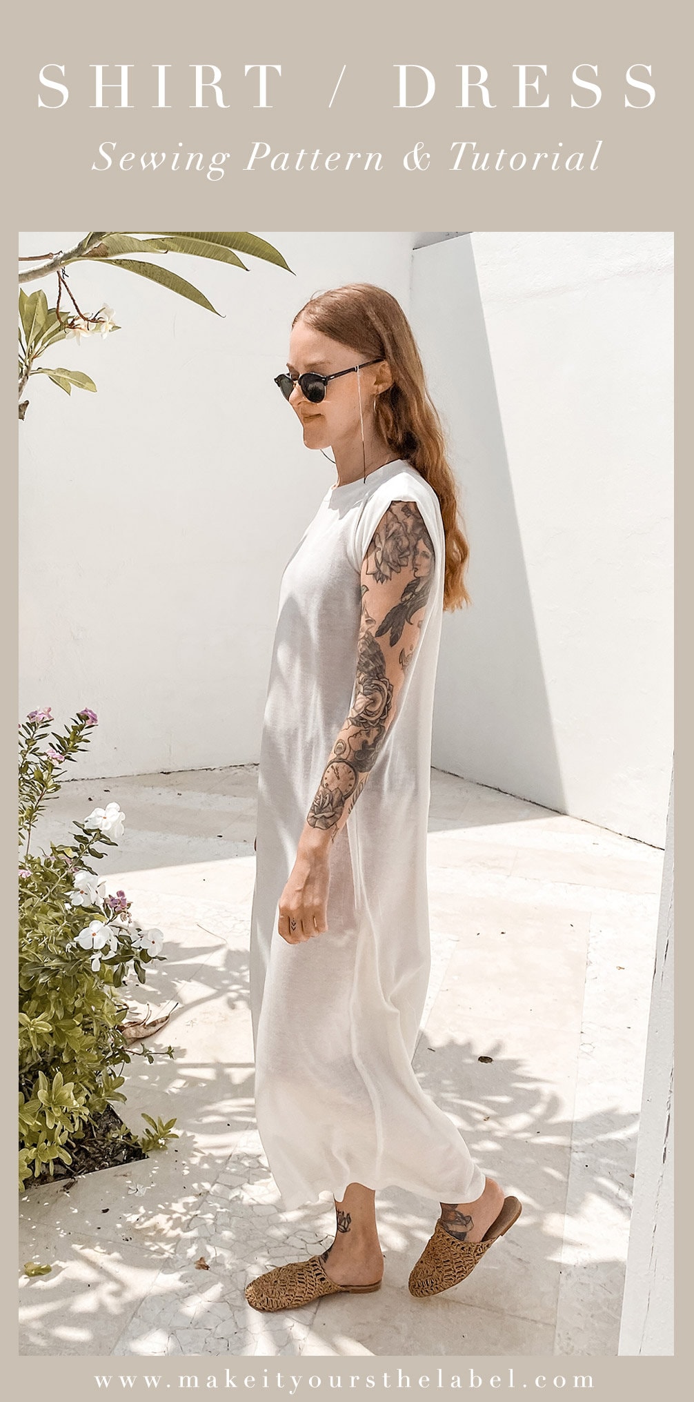 Shoulder Pad Shirt or Dress PDF Sewing Pattern and Tutorial for Sizes ...