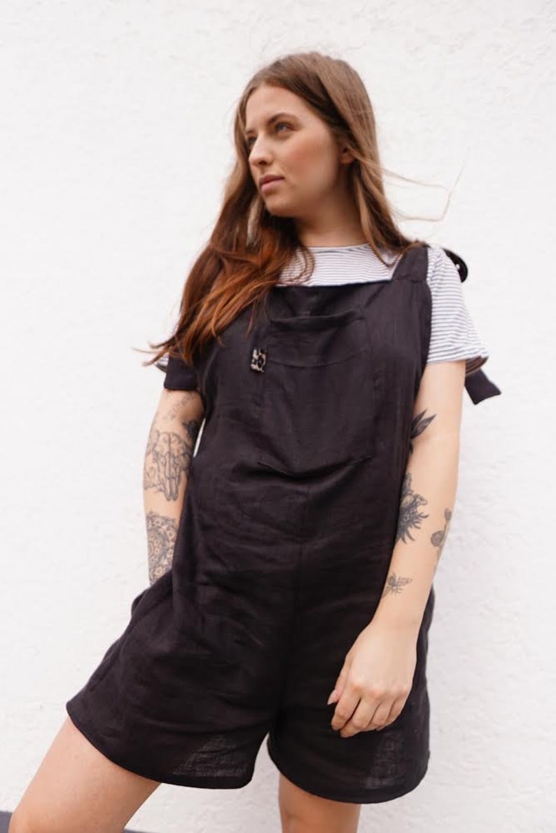 Long Jumpsuit / Overall / Dungarees women and girls / PDF Sewing Pattern / 34-44 / A0, A4, USLetter english image 4