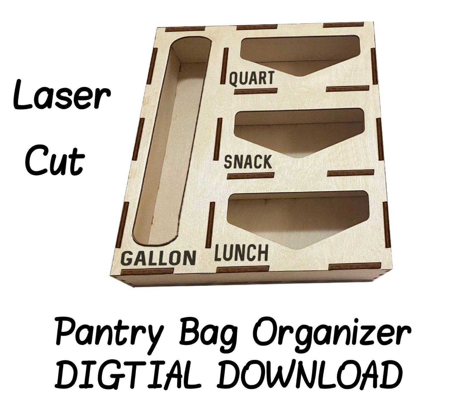 Bag Holder and Organizer Kitchen Bag Storage SVG Laser Cut Etsy