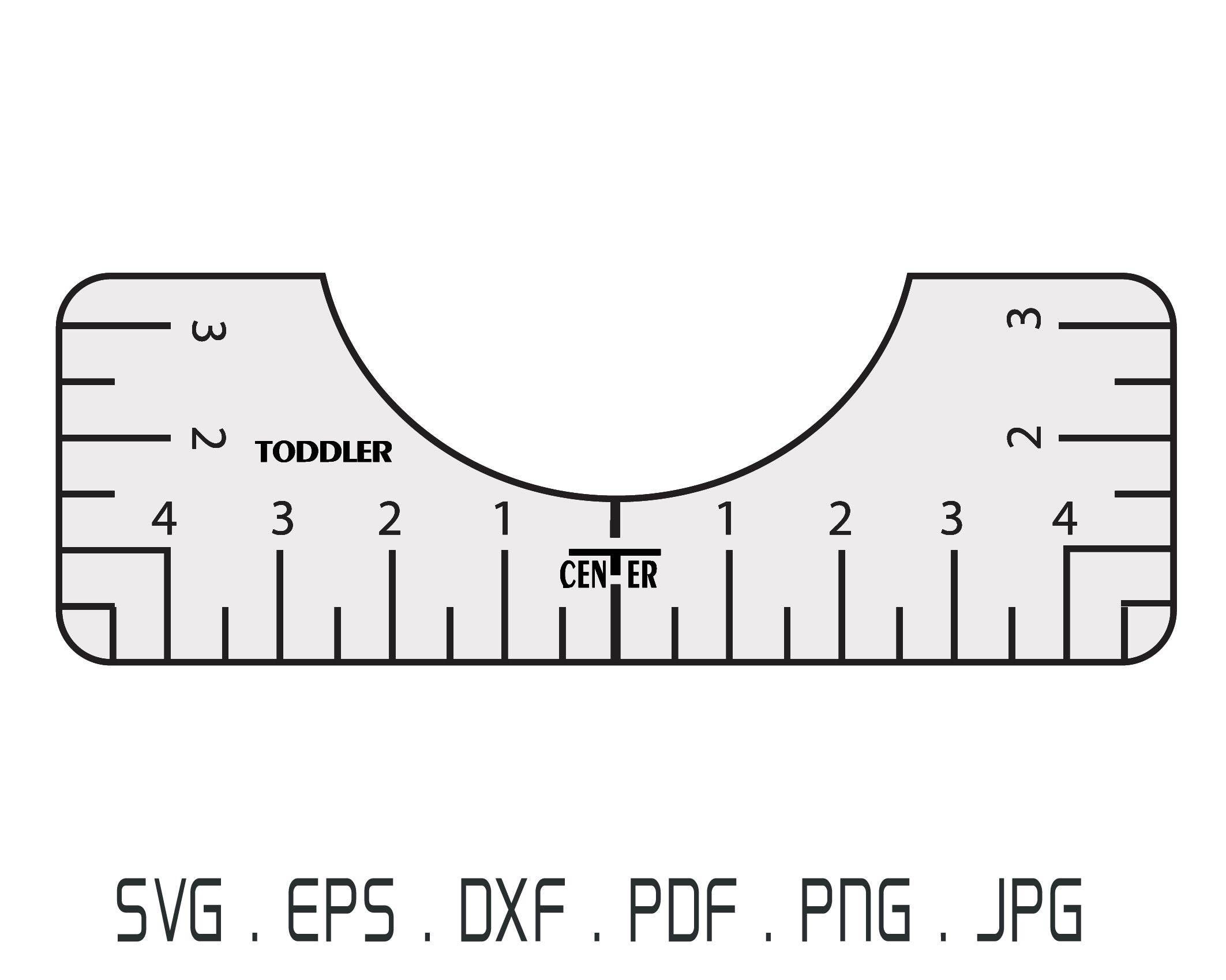 T Shirt Placement Ruler Svg Tshirt Ruler Svg Guide Tshirt Alignment 