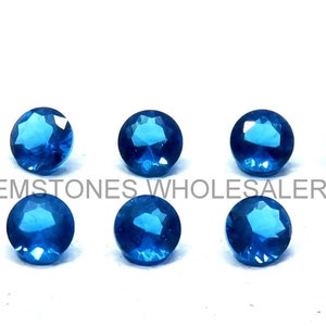 Top Quality Star Cut Round AAA Flawless Ceylone Blue Sapphire, Rare Quality sapphire, Sapphire for Antique jewelry, Earring stone,