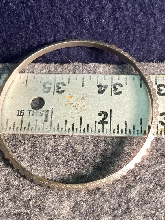 Vintage Etched Bangle Bracelets - Set of 4 - image 3