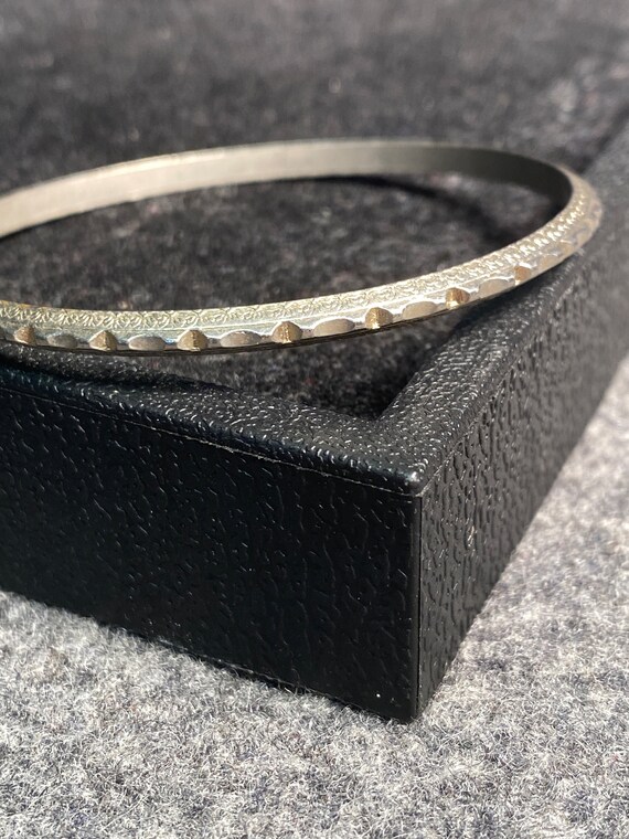 Vintage Etched Bangle Bracelets - Set of 4 - image 1