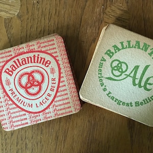 Vintage beer coasters