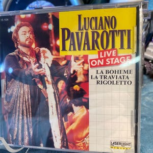 CD- Luciano Pavarotti - Live on Stage - La Bohème - Luciano Pavarotti CD New-Sealed