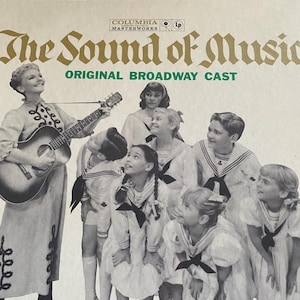 Vinyl 33 records- The Sound of Music  Mary Martin  Original Broadway Cast  Columbia  pre-owned as discovered