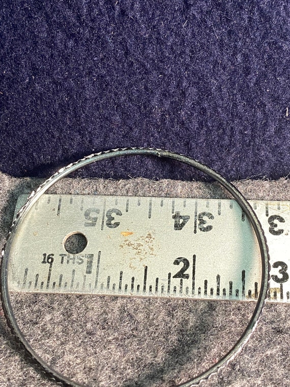 Vintage Etched Bangle Bracelets - Set of 4 - image 6