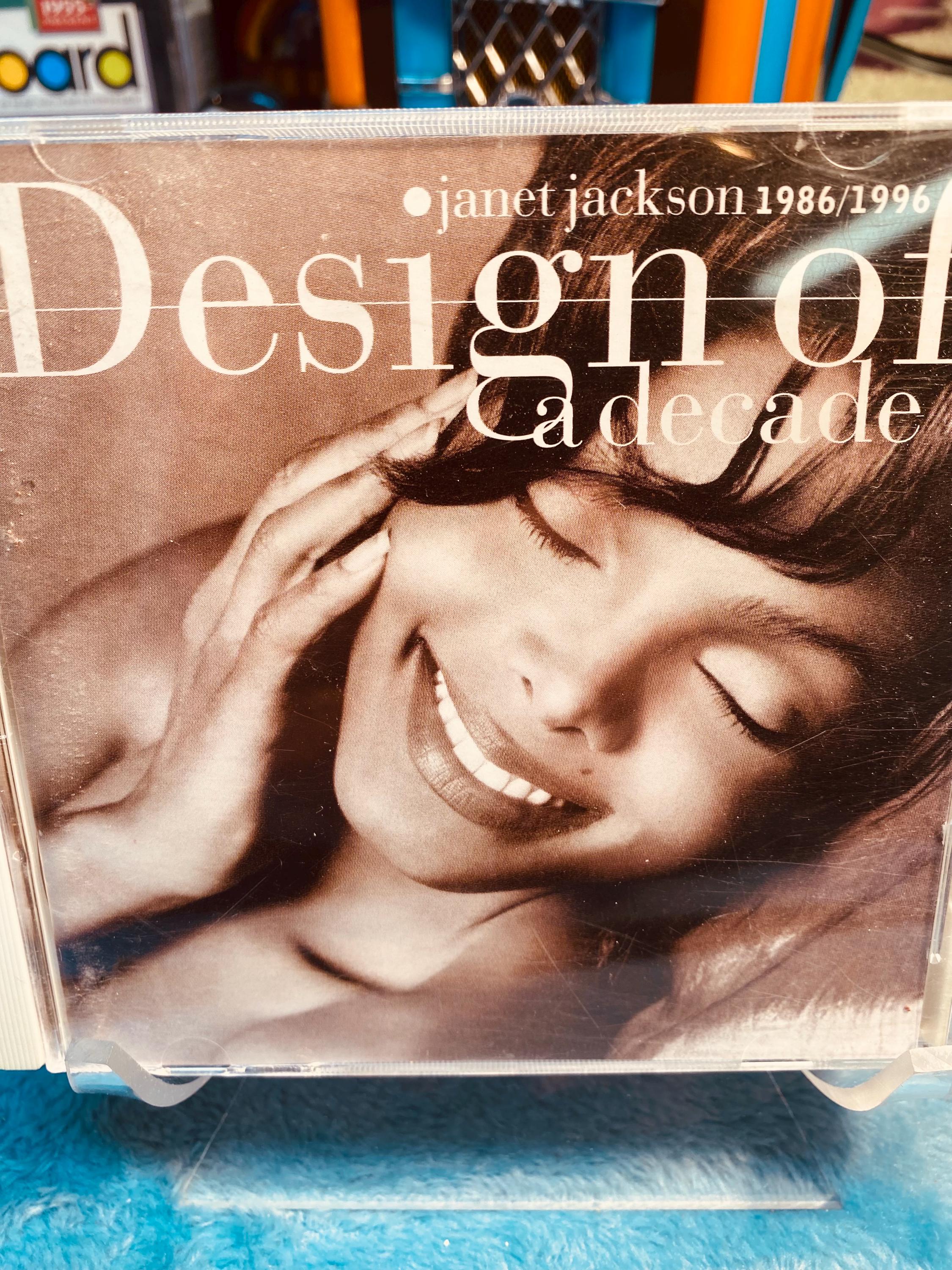 CD- Design of a Decade 1986-1996 by Janet Jackson (CD, Oct-1995, A\u0026M (USA))  Preowned, image size:2250x3000