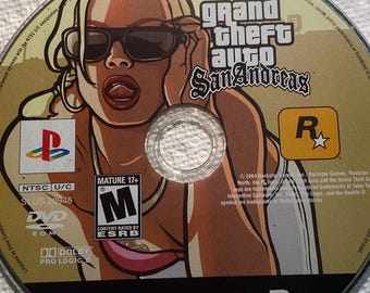 Play station 2 Grand Theft Auto San Andreas PlayStation 2 PS2 Disc Only
