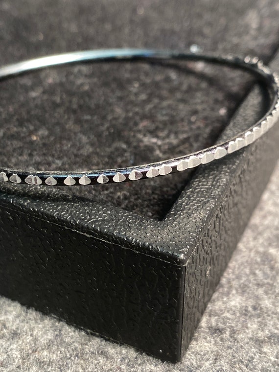 Vintage Etched Bangle Bracelets - Set of 4 - image 5