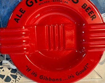 Retro Gibbons Ash Tray in  like brand new condition! Price is for each ash tray