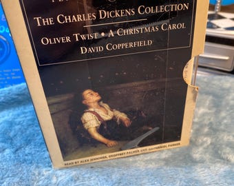Charles Dickens Audio Cassette Collection, Oliver Twist, Christmas Carol, David Copperfield