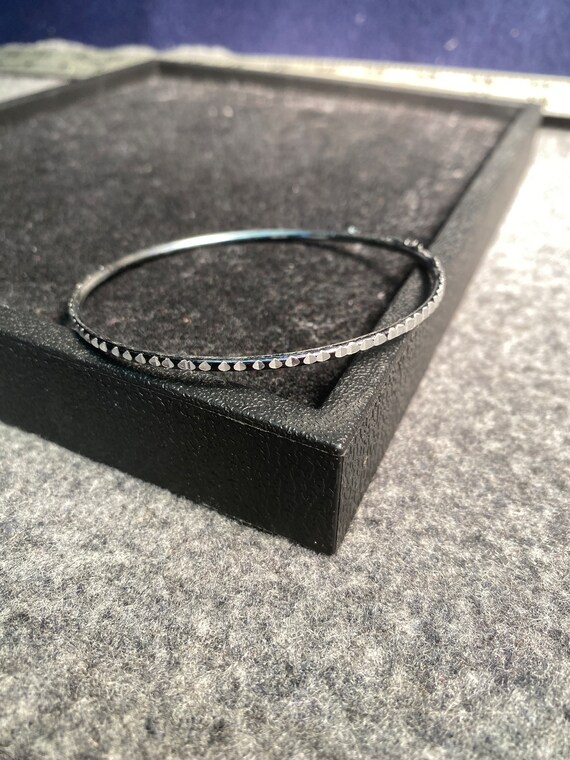 Vintage Etched Bangle Bracelets - Set of 4 - image 4
