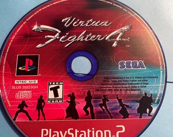 Virtua Fighter 4 - Vintage PS2 Game Disc